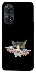 Чохол Demsky Six Seven cat для Oppo Reno 8 T 4G
