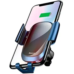 Автомобільний утримувач холдер Baseus Future Gravity Car Mount Holder SUYL-BWL03 Blue - мініатюра 3