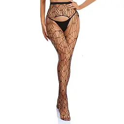 Колготки в сіточку з доступом "Павутина" One Size (87550)