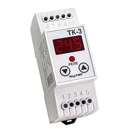 Терморегулятор нагрівача ТК-3, 1.5м гістерезис 0,1….39,9 ℃ 10383