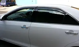 Дефлектори вікон вітровики Kia Optima 2011-4 дв З Хром Молдінгом