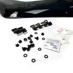 Дефлектор капота мухобойка HIC для Toyota Land Cruiser 120 2003-2010 Оригінал (FH-T03-1) - мініатюра 3