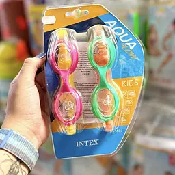 Окуляри для плавання дитячі Intex 55693 Aqua Flow Kids, 2 пари в пакованні, регульована гумка, від 3 до 8 років - мініатюра 6