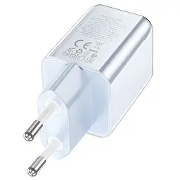 МЗП Hoco N46 Glorious PD20W+QC3.0 (1USB-A/1C) Blue - мініатюра 4