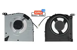 Вентилятор Lenovo кулер для моделей ноутбука IdeaPad Gaming 3-16IAH7 82SA, 3-15IAH7 82S9, LOQ 15IRH8 82XV (GPU Fan) DFS5K221153713, 5V, 4pin