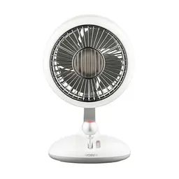 ARDESTO Вентилятор FT-F3600BL настільний, 12см, акумулятор, підсвічування, USB-A Type-C, білий - мініатюра 2