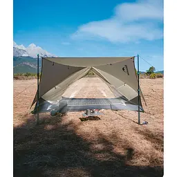Намет Naturehike Mongar CNK2550WS016, 15D надлегкий двомісний сiрий - мініатюра 12