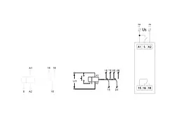 Реле часу на затримку вимкнення NTE9‑B1 AC/DC 12‑240V АСКО‑УКРЕМ (A0010240003) - мініатюра 5