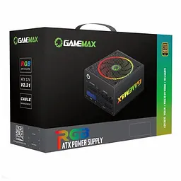 Блок живлення Gamemax 1050W 80 Gold ARGB (RGB-1050 PRO)
