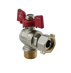 Кран кульовий Nolf classic 1/2" кутовий з накидною гайкою NFC.841-06 (NF3158)