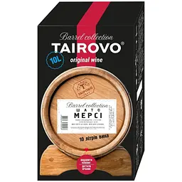 Уцінка. Вино Таїрово Шато Мерсi бiле напiвсолодке bag-in-box 10 л 
