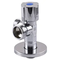 Кран кульовий кутовий подвійний Selba 1/2″х 1/2″х3/4″ Double (SL1599) - мініатюра 2