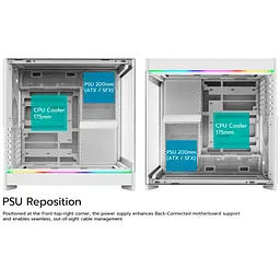 Корпус MONTECH HS02 PRO (W) (HS02 PRO (W)) - мініатюра 11