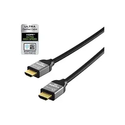 Кабель мультимедійний HDMI M to HDMI M 2.0m V2.1 8K 60Hz HDR10 HLG 48Gbp J5create (JDC53-N) - мініатюра 2