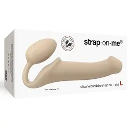 Безремінний страпон Strap-On-Me Flesh L - мініатюра 3