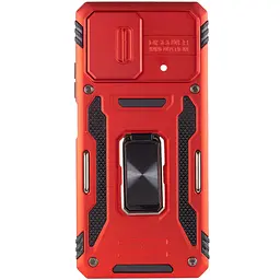 Ударостійкий чохол Camshield Army Ring для Xiaomi Poco X5 5G / Note 12 5G Червоний / Red - мініатюра 2
