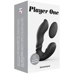 Вібромасажер простати Love To Love Player One з пультом ДУ - мініатюра 2