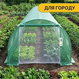 Посилена садова теплиця парник LEOBRO Garden 36м2 Green Mosquito Door (LB-G129-GRN) - мініатюра 6