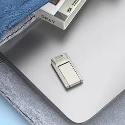 USB флеш накопичувач Hoco UD16 64GB USB 3.0 металевий сріблястий - мініатюра 6
