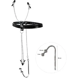 Бондажний набір Art of Sex Blanca Bondage set With Anal hook №3 із металевим анальним гаком