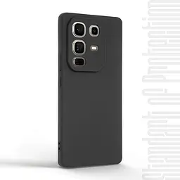 Чехол-накладка для смартфона Infinix Note 50 Pro 4G, противоударный, силиконовый, термополиуретановый (ТПУ), с защитой камеры и корпуса, черный, защита всего корпуса, ArmorStandart (ARM84733) - мініатюра 2