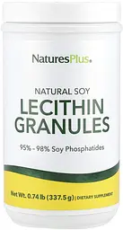 Лецитин соєвий натуральний у гранулах 340 грам NaturesPlus - мініатюра 1