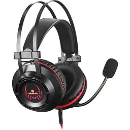 Ігрові навушники REAL-EL GDX-7450 Black/Red (EL124100039) [112552] - мініатюра 2