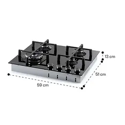 Варильна поверхня газова Klarstein Illuminosa 4 (10035464) - мініатюра 7