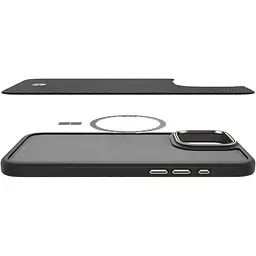 Чохол Spigen Enzo Aramid with MagSafe для Apple iPhone 16 Pro Max Black Natural (ACS08501) [117848] - мініатюра 8