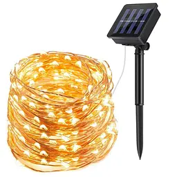 Гірлянда LED крапля роси SOLAR від сонячної батареї 100 LED 10 метрів