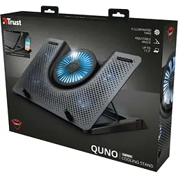Підставка для ноутбука Trust 17.3" GXT 1125 Quno BLUE LED Black (23581_TRUST) - мініатюра 5