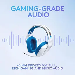 Ігрові навушники Logitech G535 Lightspeed Wireless White [981-001029] [113452] - мініатюра 6