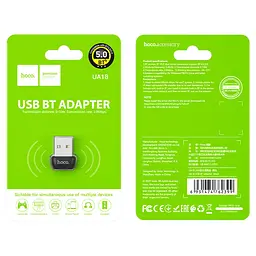 Bluetooth адаптер Hoco UA18 Чорний - мініатюра 5
