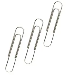 Скріпки нікельовані 50 мм, H-Tone, 100 шт, круглі (JJ40304-50)