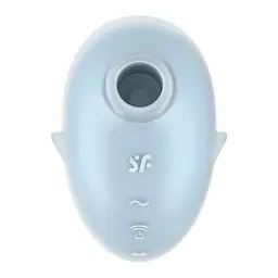 Вакуумний стимулятор Satisfyer Cutie Ghost Blue - мініатюра 5