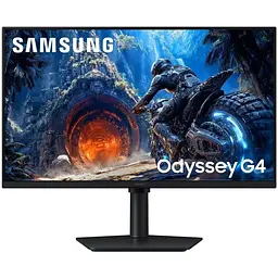 Монiтор Samsung 27" Odyssey G4 IPS Black 300Hz (LS27HG400EIXUA)