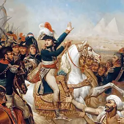Інтер'єрна картина Битва при пірамідах, Антуан-Жан Гро, Antoine-Jean Gros, Battle of the Pyramids, історія, Наполеон, інтер'єрний декор, 42×60 см (id6669) - мініатюра 4