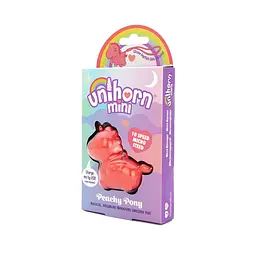 Вібратор-мінієдиноріжка Unihorn Mini - Peachy Pony, брелок з вібрацією, 10 режимів - мініатюра 2