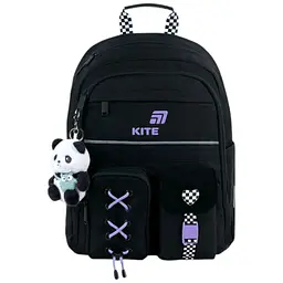 Рюкзак для початкової школи Kite Education 584 Panda Love Чорний (K26-584M-2)