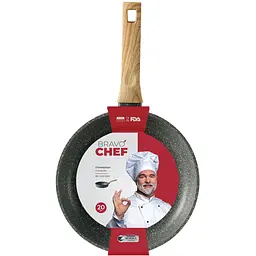 Сковорода Bravo Chef Глибока 20 см (BC-1102-20 H) - мініатюра 5