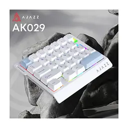 Клавіатура Ajazz AK029 Ice Island Magnetic Switch USB UA White/Blue (AK029-I-WB) - мініатюра 7