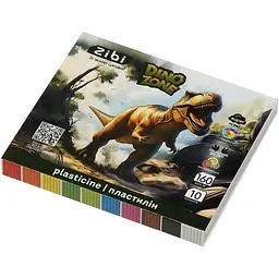 Пластилін ZiBi Dino Kids Line 10 кольорів 160 г (ZB.6278) - мініатюра 2