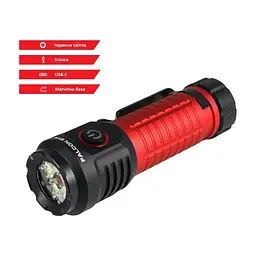 Ліхтар Falcon Eye тактичний Omega 2K (2000 Lm) White/Red LED Magnetic Rechargeable Type-C (FHH0142) (DAS303963) - мініатюра 7