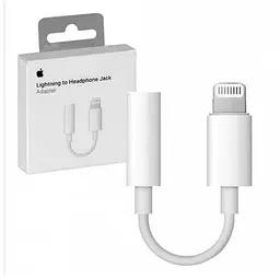 Аудіокабель AUX Apple Lightning to 3.5 Jack 1:1 White