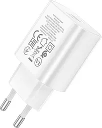 Мережевий зарядний пристрій Hoco N22 PD 25w White (760067) [81007] - мініатюра 4