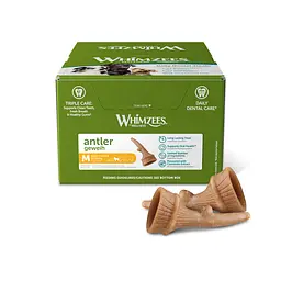 Натуральні ласощі для собак WHIMZEES Antler M 66 шт.