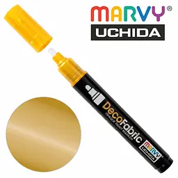 Маркер для розпису тканин Золото односторонній #223 DecoFabric Marvy - мініатюра 2