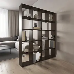 Книжкова полиця стелаж Vays M-3 на 20 комірок ЛДСП 143x29x178 см для дому офісу дитячої або вітальні - мініатюра 6