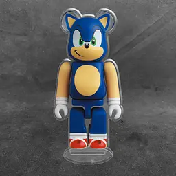 Акрилова колекційна фігурка Bearbrick Sonic The Hedgehog