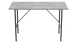 Стіл письмовий LINE Тайм Ferrum-decor 750x1000x600 Чорний метал ДСП Бетон 16 мм (FRD-104877) - мініатюра 2